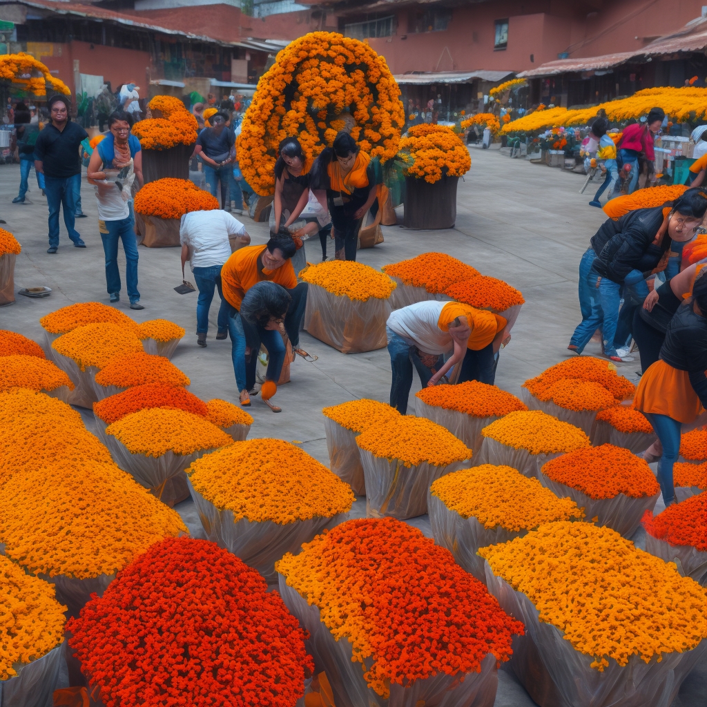 Flores de cempasúchil bajan de precio en 2025 mientras floricultores mexicanos enfrentan crisis por competencia extranjera